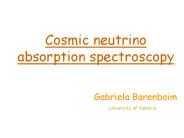 Cosmic neutrino absorption spectroscopy