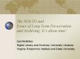The NDLTD and Issues of Long Term Preservation and Archiving: It PowerPoint PPT Presentation
