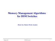 Memory Management Algorithms