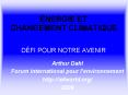 NERGIE ET CHANGEMENT CLIMATIQUE DFI POUR NOTRE AVENIR PowerPoint PPT Presentation