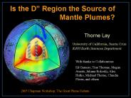 Is the D Region the Source of Mantle Plumes