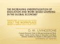 The Increasing Underutilization of Education and Workbased Learning in the Global Economy RESEARCH F PowerPoint PPT Presentation