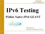 IPv6 Testing