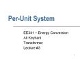 Per-Unit System PowerPoint PPT Presentation