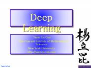 Deep Learning
