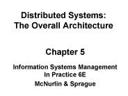 Distributed Systems: The Overall Architecture
