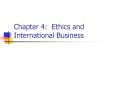 Chapter 4: Ethics and International Business PowerPoint PPT Presentation