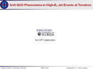 Soft QCD Phenomena in High-ET Jet Events at Tevatron