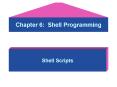 Chapter 6: Shell Programming PowerPoint PPT Presentation