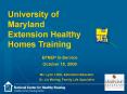 Healthy Homes Practitioner:  Overview PowerPoint PPT Presentation