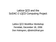 Lattice QCD and the SciDAC-2 LQCD Computing Project