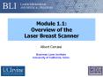 Module 1.1: Overview of the Laser Breast Scanner PowerPoint PPT Presentation