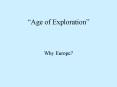 Age of Exploration PowerPoint PPT Presentation