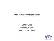 State of DNS Security Extensions