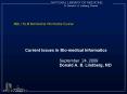Current Issues in Biomedical Informatics PowerPoint PPT Presentation