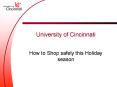 University of Cincinnati PowerPoint PPT Presentation