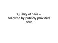 Quality of care  PowerPoint PPT Presentation