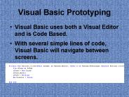 Visual Basic Prototyping