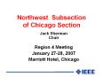 Northwest Subsection of Chicago Section PowerPoint PPT Presentation