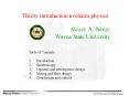 Theory introduction to charm physics PowerPoint PPT Presentation