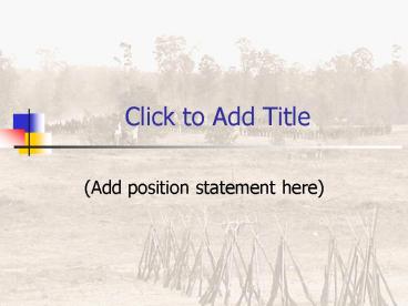 (Add position statement here)