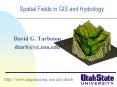 Spatial Fields in GIS and Hydrology PowerPoint PPT Presentation