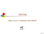 XHTML
