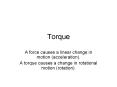 Torque PowerPoint PPT Presentation