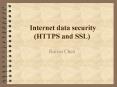 Internet data security (HTTPS and SSL) PowerPoint PPT Presentation