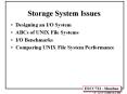 Storage System Issues PowerPoint PPT Presentation