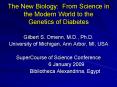 The New Biology: From Science in the Modern World to the Genetics of Diabetes PowerPoint PPT Presentation