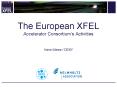 The European XFEL Accelerator Consortiums Activities PowerPoint PPT Presentation