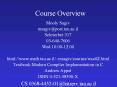 Course Overview PowerPoint PPT Presentation