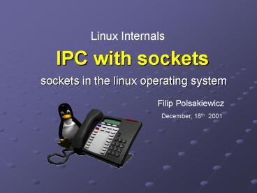 IPC with sockets