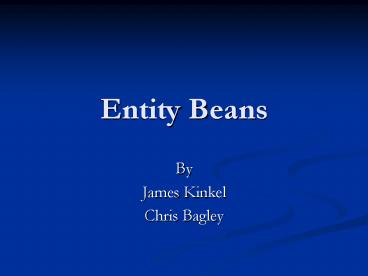 Entity Beans