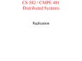 CS 582 / CMPE 481 Distributed Systems PowerPoint PPT Presentation