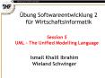 Session 5 UML The Unified Modelling Language PowerPoint PPT Presentation