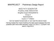 MINIPROJECT : Preliminary Design Report