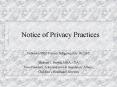 Notice of Privacy Practices PowerPoint PPT Presentation