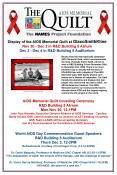 AIDS Memorial Quilt Unveiling Ceremony PowerPoint PPT Presentation
