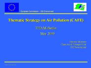 Thematic Strategy on Air Pollution (CAFE)