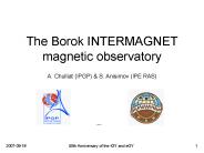 The Borok INTERMAGNET magnetic observatory