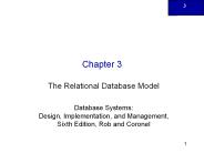 The Relational Database Model