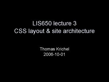 presentation player overlay