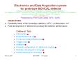 Electronics and Data Acquisition system for prototype INO-ICAL detector A.Behere1, V.B.Chandratre1, S.D.Kalmani2, N.K.Mondal2, P.K.Mukhopadhyay1, B.K.Nagesh2, S.K.Rao2, L.V.Reddy2, M.N.Saraf2, B.Satyanarayana2,R.S.Shastrakar1, R.R.Shinde2, PowerPoint PPT Presentation