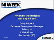 Avionics, Instruments and Engine Test