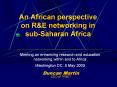 An African perspective on R PowerPoint PPT Presentation