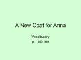 A New Coat for Anna PowerPoint PPT Presentation