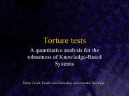 Torture tests