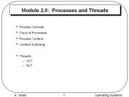 Module 2.0: Processes and Threads